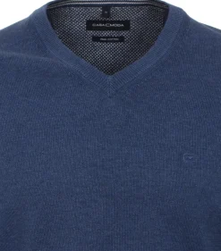 Herren Casa Moda Pullover mit V-Ausschnitt