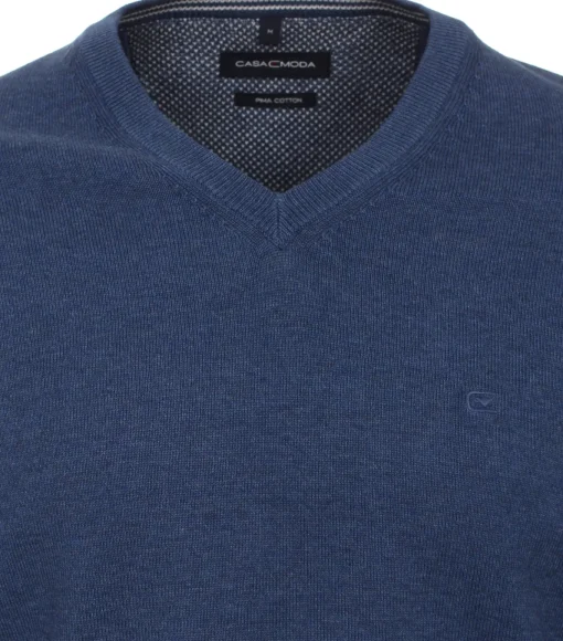 Herren Casa Moda Pullover mit V-Ausschnitt