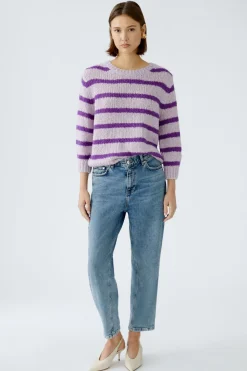 Damen Oui Pullover mit Wolle und Mohair