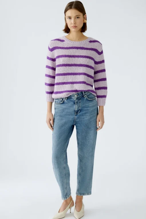 Damen Oui Pullover mit Wolle und Mohair