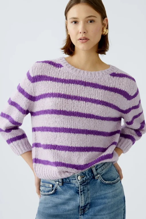 Damen Oui Pullover mit Wolle und Mohair