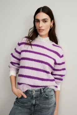 Damen Oui Pullover mit Wolle und Mohair