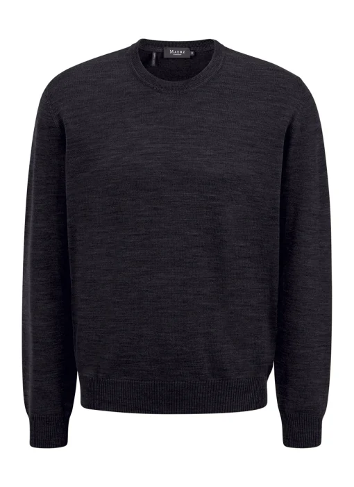 Herren MAERZ Muenchen Pullover Rundhals 1/1 Arm