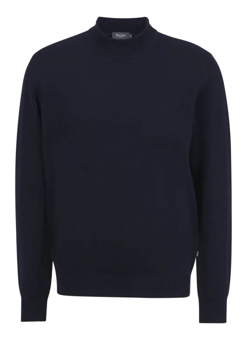Herren MAERZ Muenchen Pullover Stehkragen 1/1 Arm