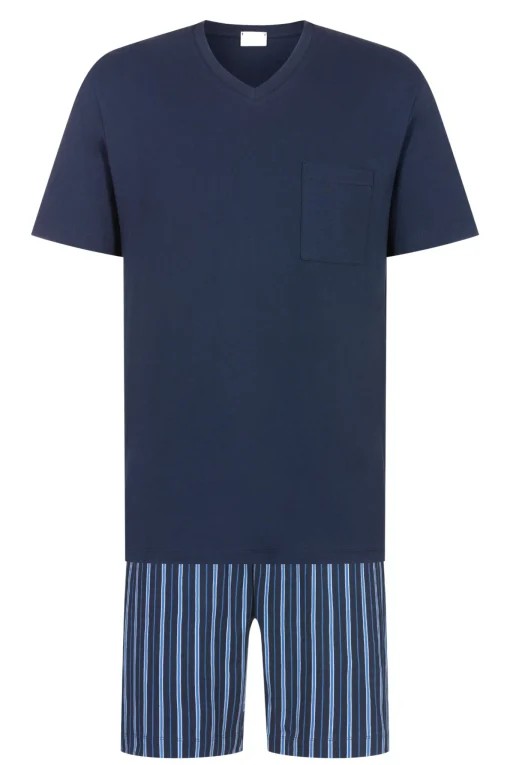Herren Mey Pyjama kurz