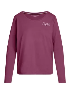 Damen Tommy Hilfiger Pyjama Langarmshirt