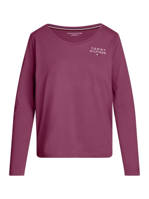 Damen Tommy Hilfiger Pyjama Langarmshirt