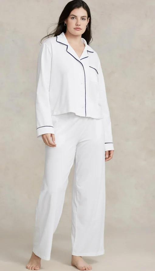 Damen Polo Ralph Lauren Pyjama Set lang