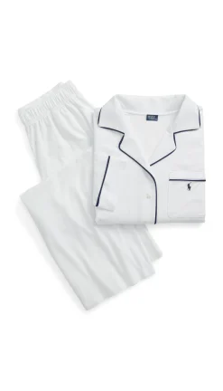 Damen Polo Ralph Lauren Pyjama Set lang