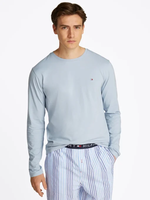 Herren Tommy Hilfiger Pyjama Set Lang