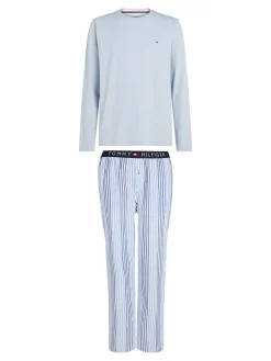 Herren Tommy Hilfiger Pyjama Set Lang
