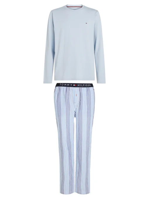 Herren Tommy Hilfiger Pyjama Set Lang