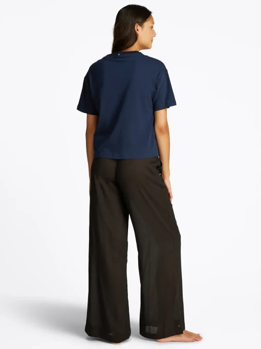 Damen Tommy Hilfiger Pyjama Shirt Kurzarm