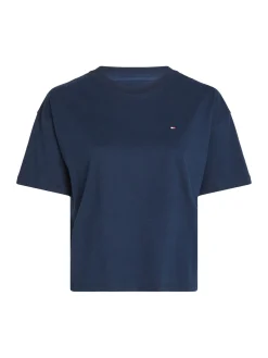 Damen Tommy Hilfiger Pyjama Shirt Kurzarm