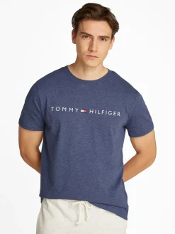 Herren Tommy Hilfiger Pyjama Shirt Kurzarm
