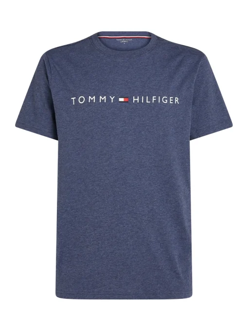 Herren Tommy Hilfiger Pyjama Shirt Kurzarm