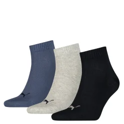 Damen Puma Quarter-Strümpfe 3er-Pack Unisex