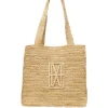 Damen Marc O´Polo Raffia-Shopper mit gesticktem Logo
