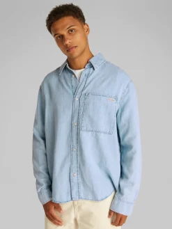 Herren Calvin Klein Jeans Regular Denim Overshirt