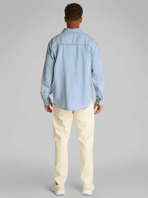 Herren Calvin Klein Jeans Regular Denim Overshirt