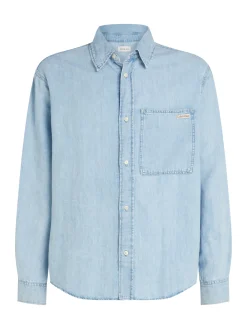 Herren Calvin Klein Jeans Regular Denim Overshirt