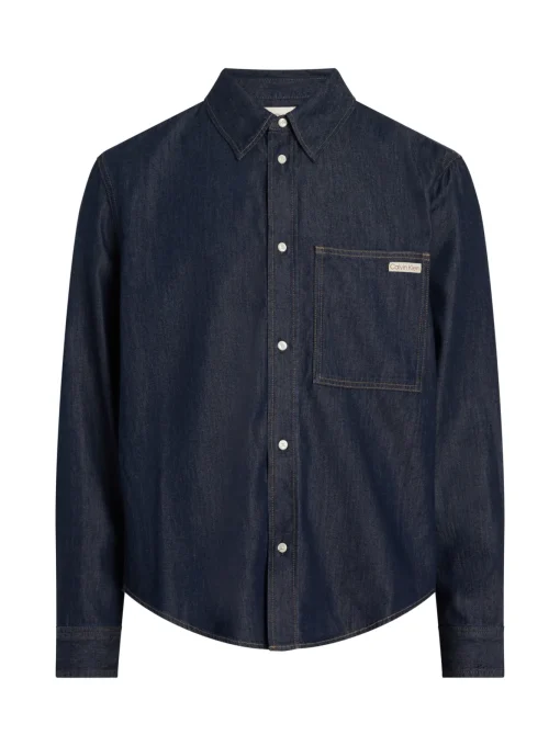 Herren Calvin Klein Jeans Regular Denim Shirt