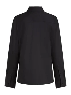 Damen Tommy Hilfiger Regular Fit Hemd aus Popeline