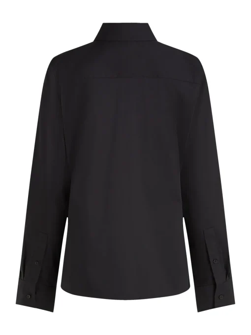 Damen Tommy Hilfiger Regular Fit Hemd aus Popeline