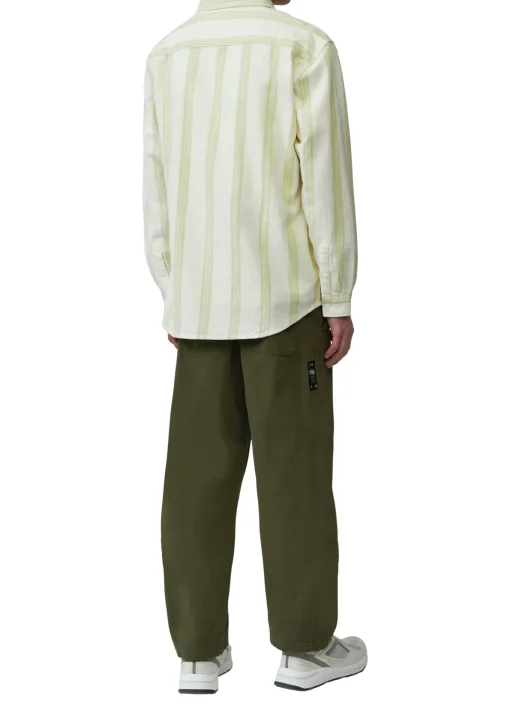 Herren QS Regular Fit: Streifenhemd mit Strukturoptik