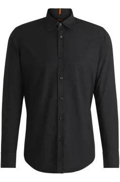 Herren Boss Orange Regular-Fit Hemd aus Baumwoll-Popeline
