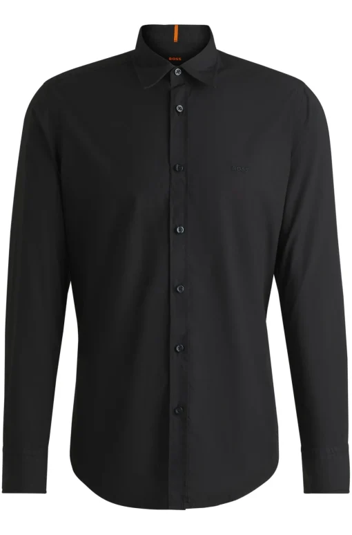 Herren Boss Orange Regular-Fit Hemd aus Baumwoll-Popeline