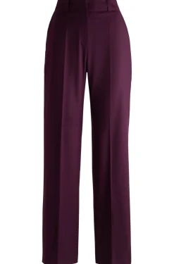 Damen Hugo Red Regular-Fit Hose mit weitem Beinverlauf