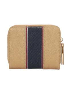 Damen Tommy Hilfiger Reißverschluss-Brieftasche mit TH-Monogramm