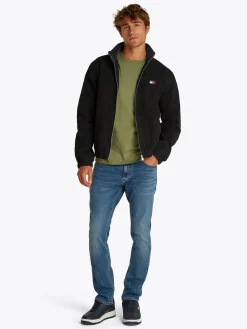 Herren Tommy Jeans Reißverschlussjacke mit Trichterkragen