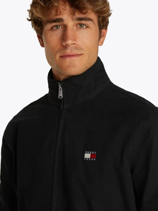 Herren Tommy Jeans Reißverschlussjacke mit Trichterkragen