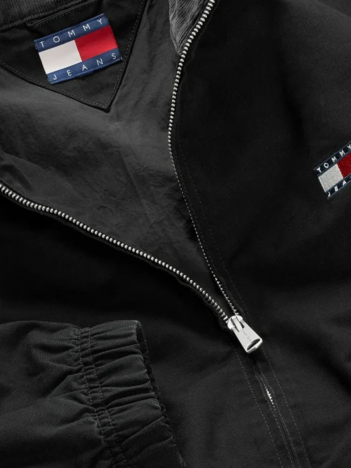 Herren Tommy Jeans Reißverschlussjacke mit Trichterkragen