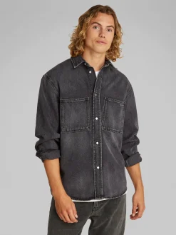 Herren Calvin Klein Jeans Relaxed Denim Overshirt