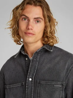 Herren Calvin Klein Jeans Relaxed Denim Overshirt