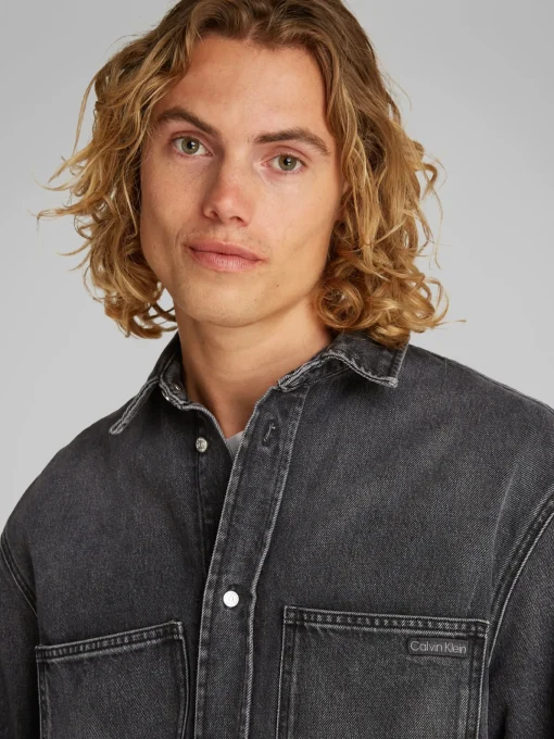 Herren Calvin Klein Jeans Relaxed Denim Overshirt