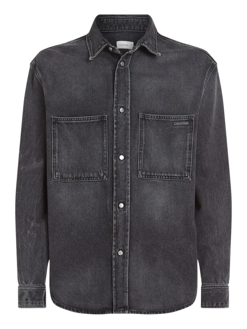 Herren Calvin Klein Jeans Relaxed Denim Overshirt