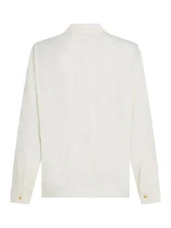 Damen Tommy Hilfiger Relaxed Fit Bluse mit verdeckter Knopfleiste