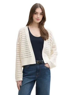 Damen Tom Tailor Denim Relaxed Fit Cardigan
