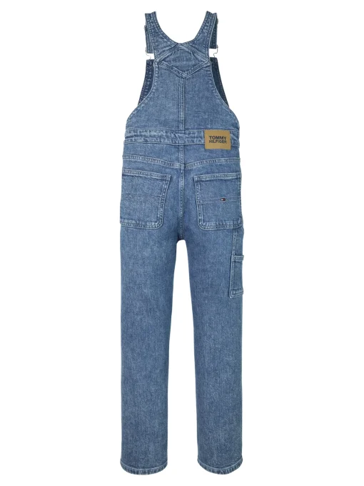 Kinder Tommy Hilfiger Relaxed Fit Carpenter-Jeans-Latzhose