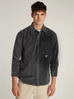 Herren Tommy Jeans Relaxed Fit Cord-Hemd