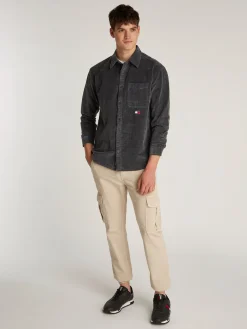 Herren Tommy Jeans Relaxed Fit Cord-Hemd