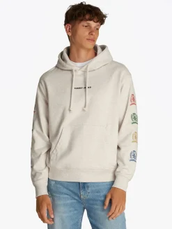 Herren Tommy Jeans Relaxed Fit Hoodie mit Grafik