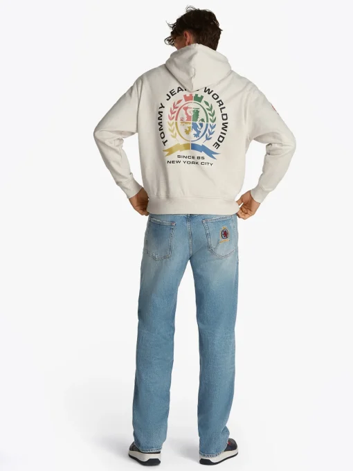 Herren Tommy Jeans Relaxed Fit Hoodie mit Grafik