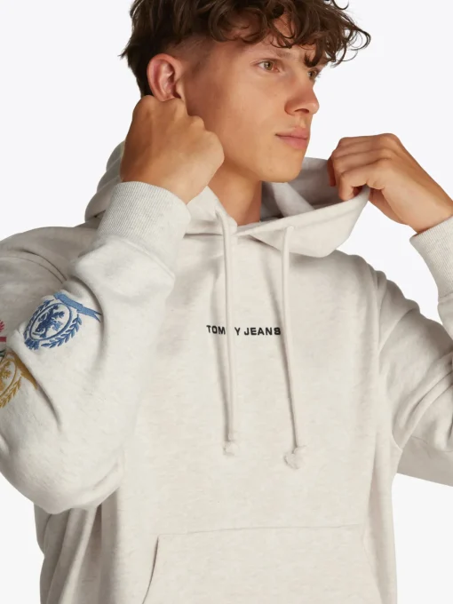 Herren Tommy Jeans Relaxed Fit Hoodie mit Grafik