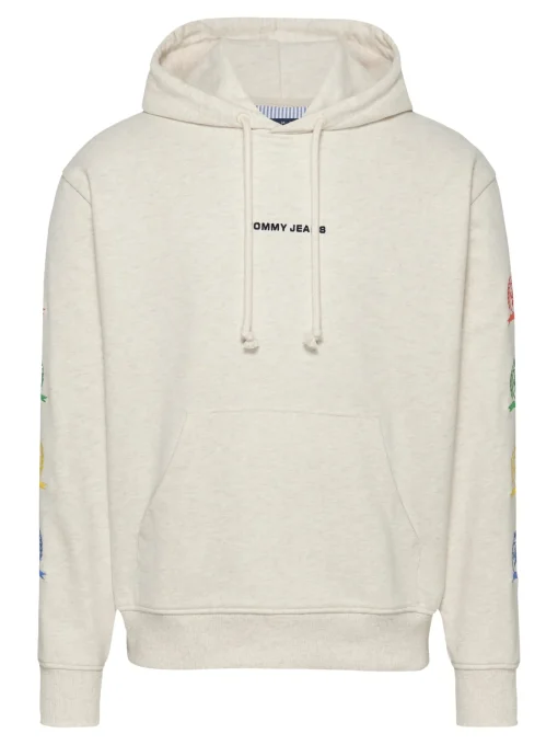 Herren Tommy Jeans Relaxed Fit Hoodie mit Grafik