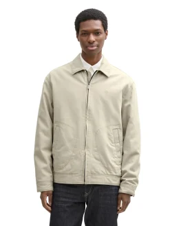 Herren Tom Tailor Denim Relaxed Fit Jacke aus Baumwolle